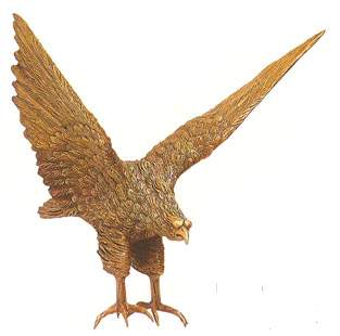 Aquila in bronzo
